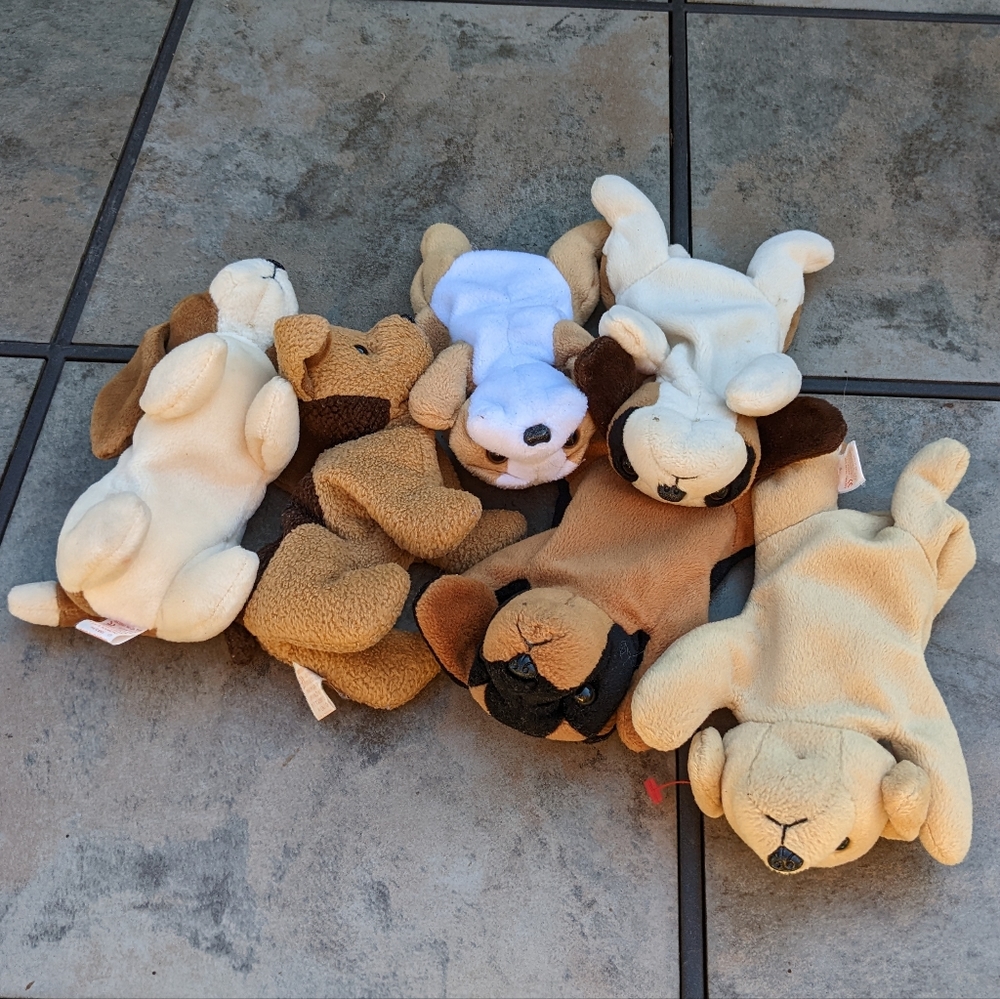Vintage 90s TY beanie baby dogs and puppies bundle - Picture 3 of 9